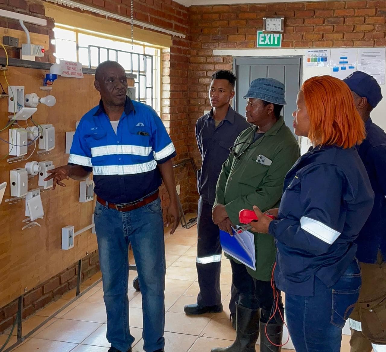 Commitment — focused learner at workbench